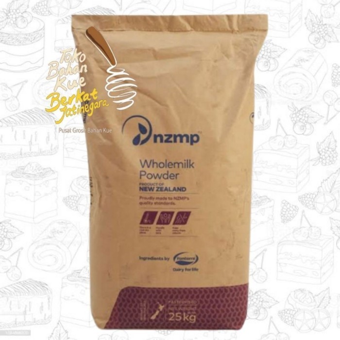 

TP NZMP SUSU BUBUK FULL CREAM WHOLEMILK POWDER 25 KG