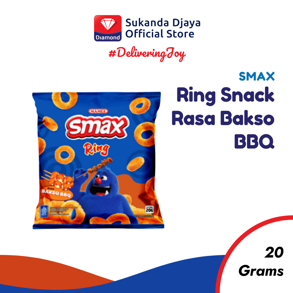 

SMAX Ring Snack Rasa Bakso BBQ 20 Gr