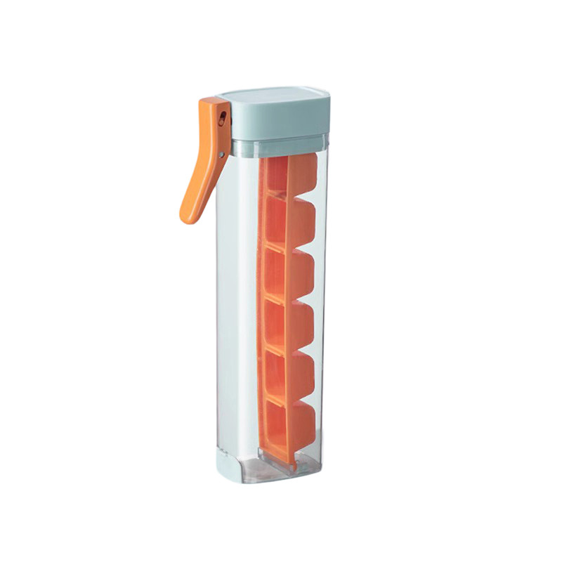 Ice Cube Tray 6 Grid One Touch Press Ice Maker Quick Release Mold Handheld Lce CubeTrays For Chocola