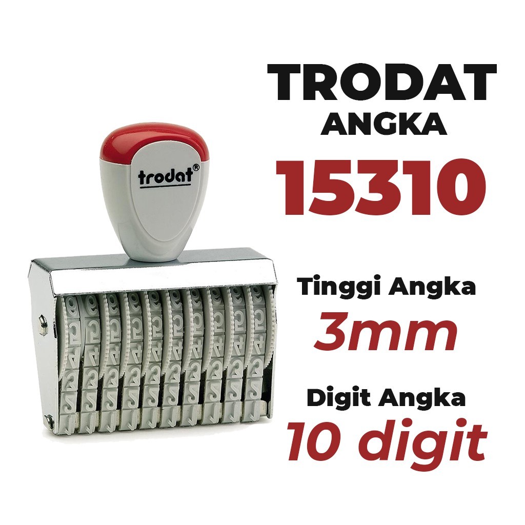 

TRODAT STEMPEL 10 DIGIT 15310 3MM