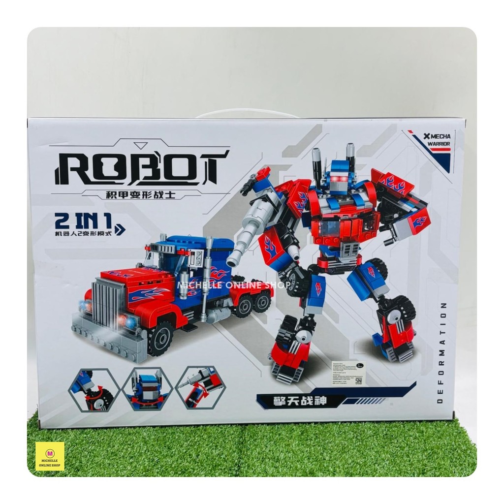 MICHELLE ONLINE SHOP MAINAN BLOCK OPTIMUS BUMBLEBEE BESAR