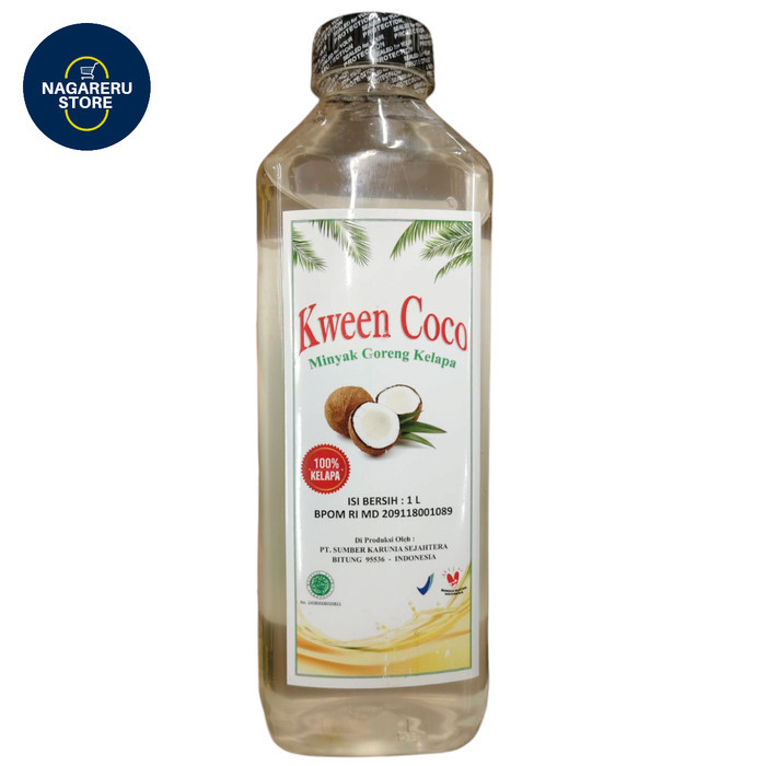 

Kween coco coco dressing oil (minyak goreng kelapa) 1 liter