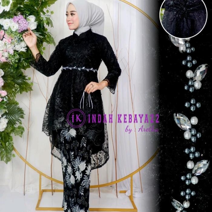 Setelan Kebaya Tunik Wanita Remaja Pasangan Baju Kemeja Batik Pria Dewasa Katun Couple Batik Keluarg