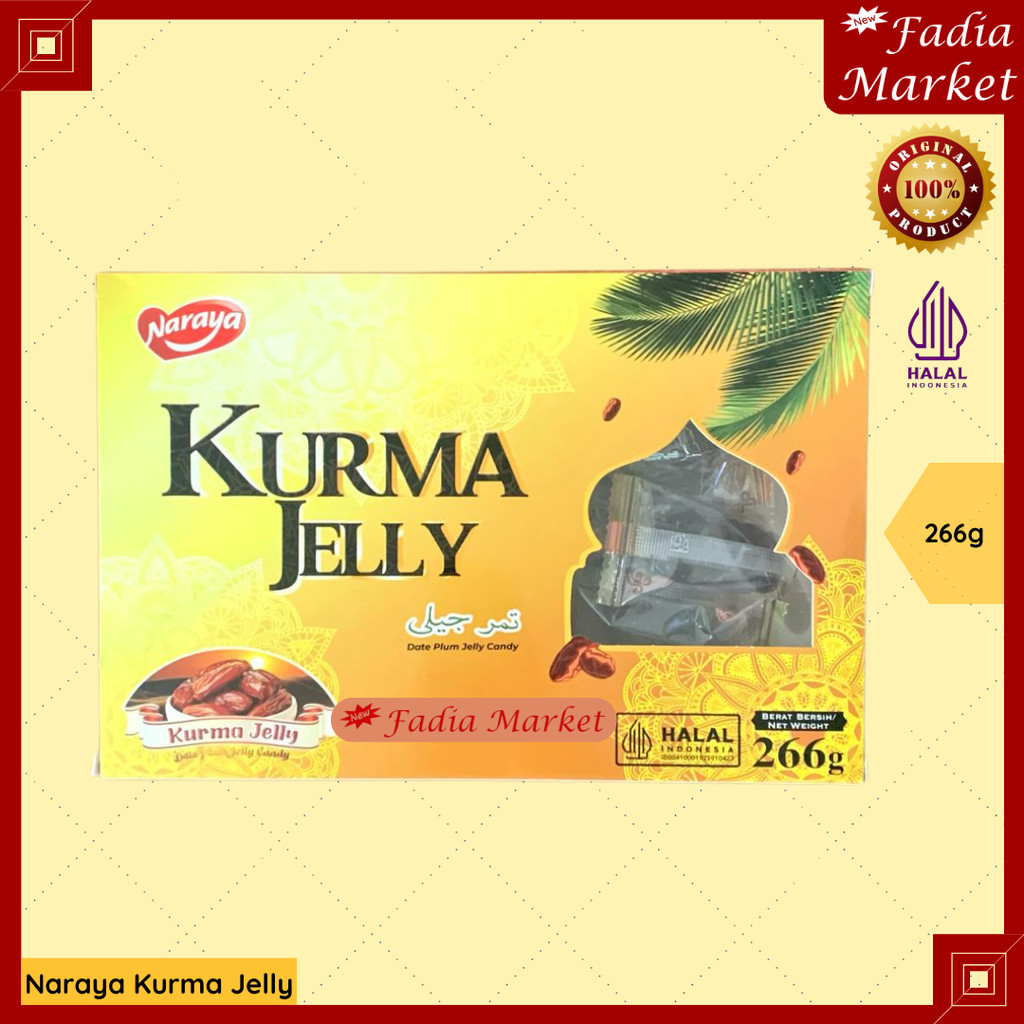 

Naraya Kurma Jelly Idul Fitri Lebaran Ramadhan Hampers Parsel 266g