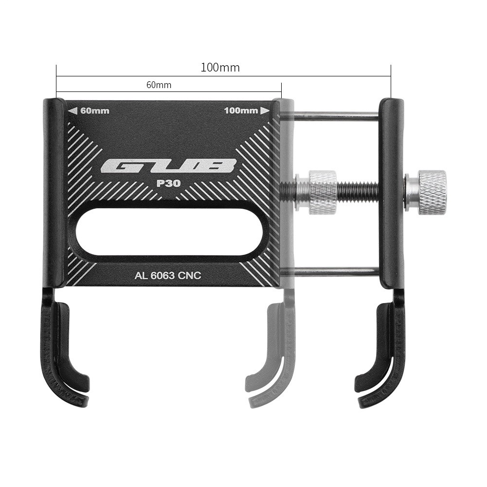 Holder GUB P30 Phone Holder Hp Sepeda Motor GUB Alumunium Alloy Tempat Hp Dudukan Hp Sepeda Motor Gu