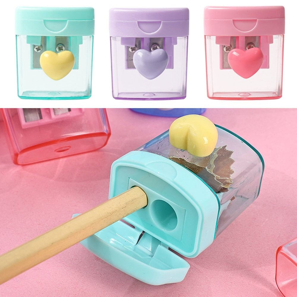 

Creative Plastic Pencil Sharpener Stationery Student Gift Pencil Cutter Cartoon Sharp Pencil Blade School