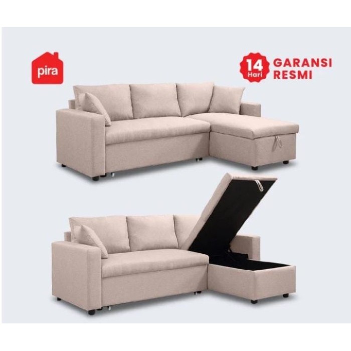 PIRA BAVARIAN - CAMILA SFC Convertible Sofa / Multifungsi - Brown