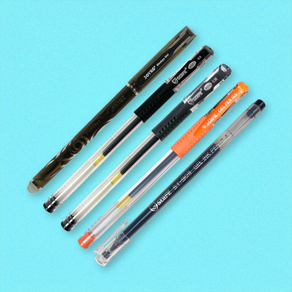 

Joyko Stark Pulpen Gel 0.5 mm / Erasable Shokyo Bisa Dihapus GP-279 / Ballpoint Stark Gel Ink Pen Pulpen Gel Pena Hitam Satuan