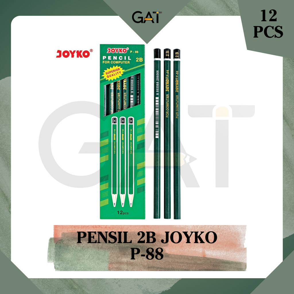 

PENSIL JOYKO 2B HIJAU P-88 PER LUSIN 12 PCS