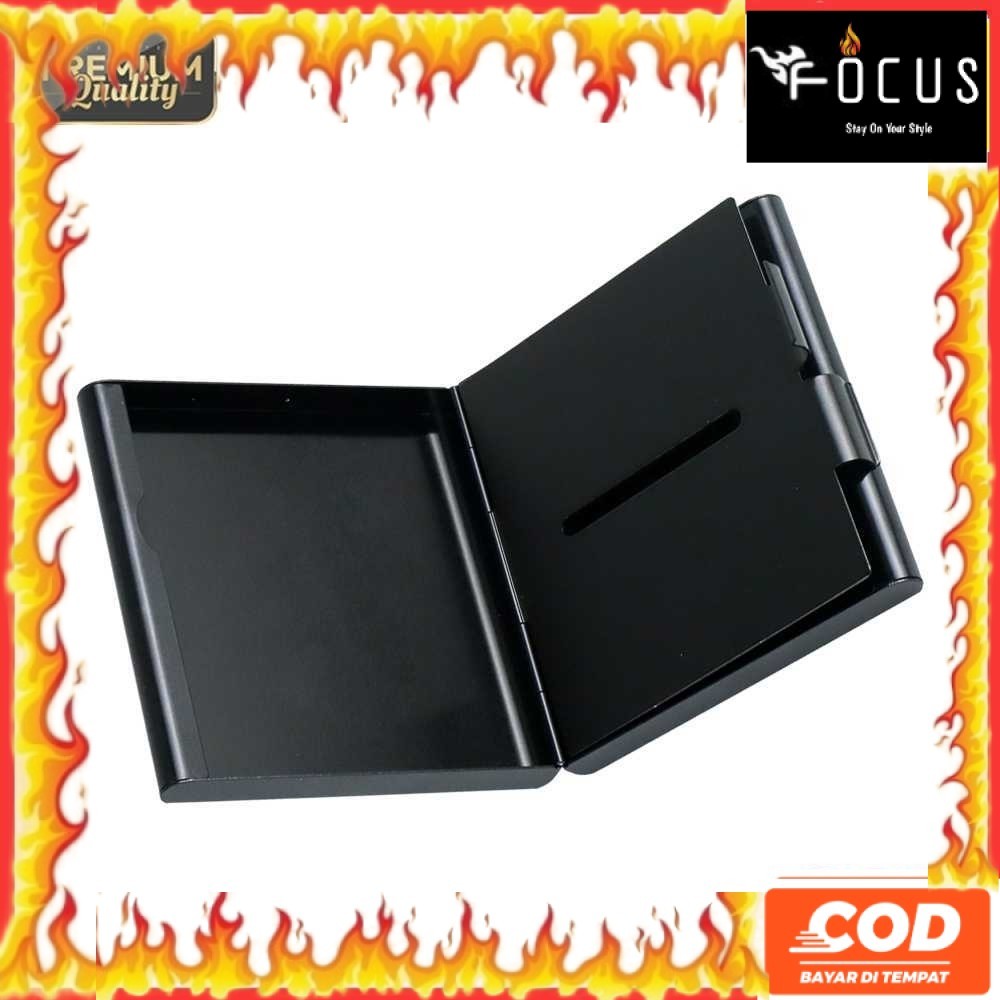 Firetric Kotak Bungkus Rokok Elegan Metal Cigarette Case 20 Slot/Wadah Kretek/Kotak Panjang Murah