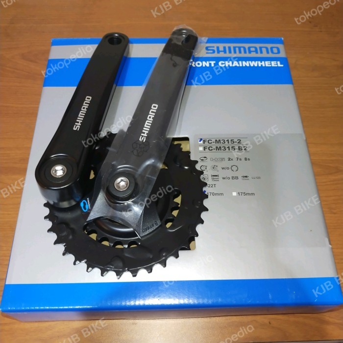 Crank Gir Shimano FC-M315 Dual Speed 36-22T 170mm 7-8 Speed