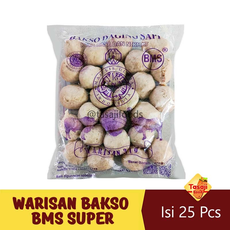 

Warisan Bakso BMS Super Isi 25 Pcs Tazaj Shop