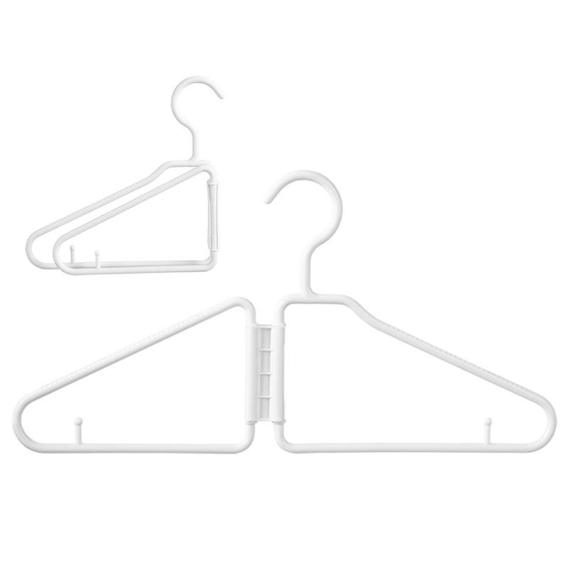 

Travel clothes hanger Portable Folding Clothes Hanger Home Wardrobe Storage Rack Drying Rack Save Wardrobe Space Organizer
