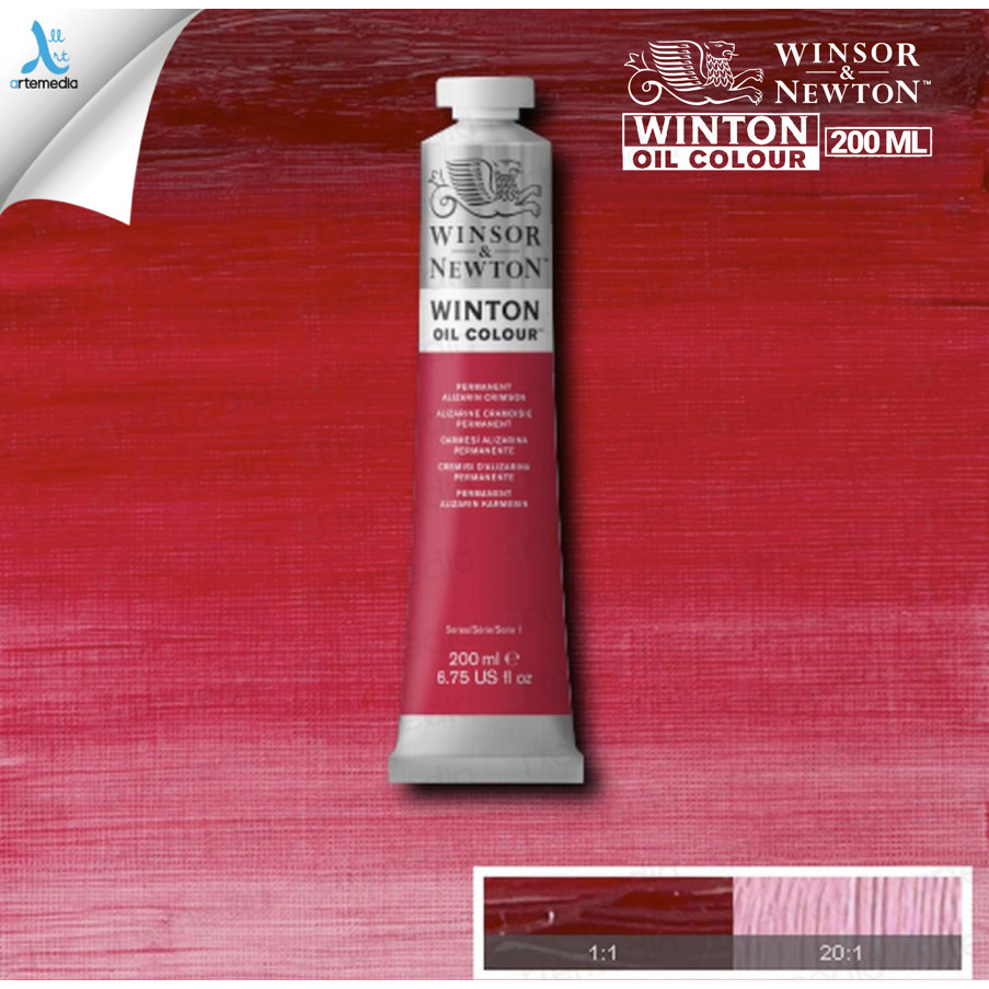 

Gramedia Surabaya - Winsor & Newton Winton PERMANENT ALIZARIN CRIMSON 200ml Oil Color