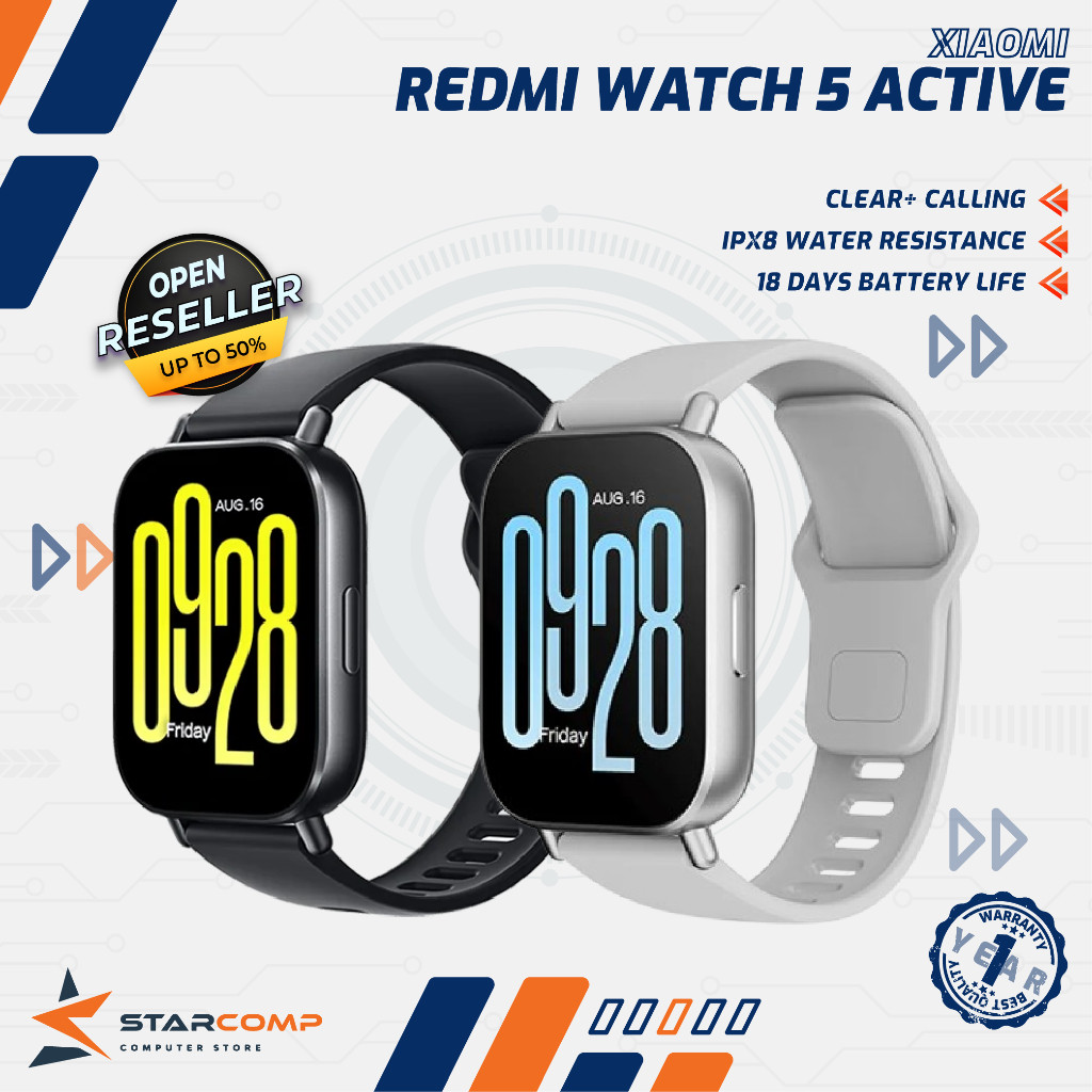 Xiaomi Redmi Watch 5 Active Smartwatch Garansi Resmi redmi watch 5 active