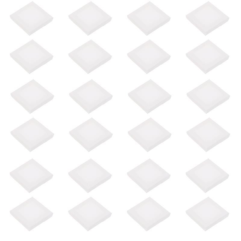 

24Pcs Canvas Painting Board Mini Blank Panels Frames Stretched Canvases Primed White Frame Boards Flat Artist Panel Oil Acrylics