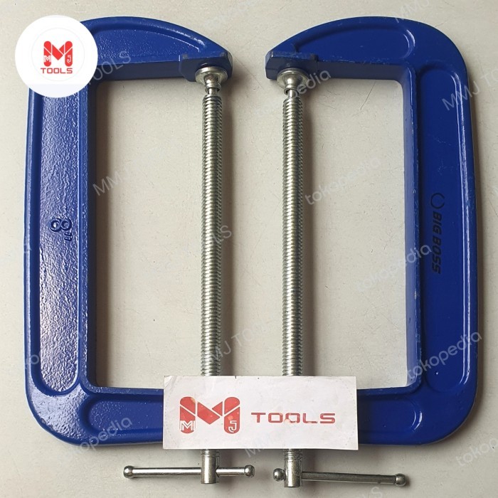 Klem C 8" - Penjepit kayu C - Jepitan C