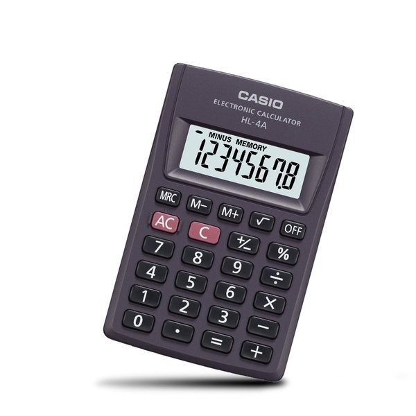 

CASIO HL-4A POCKET CALCULATOR / KALKULATIR SAKU 8 DIGIT