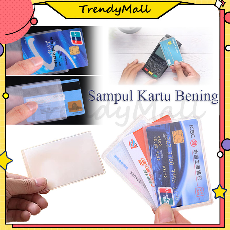 

50PCS Cover Plastik Pelindung Kartu ATM/SIM KTP Sampul Cover Card/Kartu Nama Cover pelindung/Sampul Kartu Atm /plastik pelindung ATM-KTP-KARTU/Plastik ATM ID CARD Pelindung
