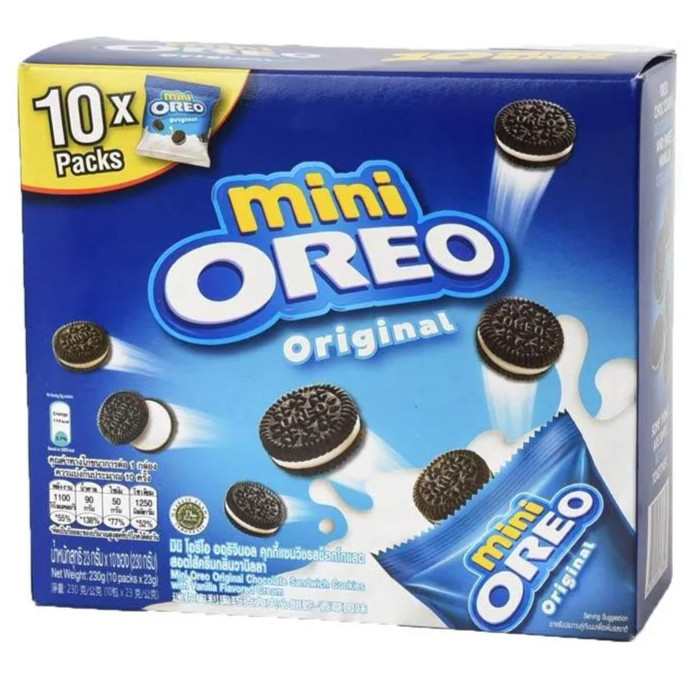 

Oreo Mini rasa acak 1 Pak isi 10