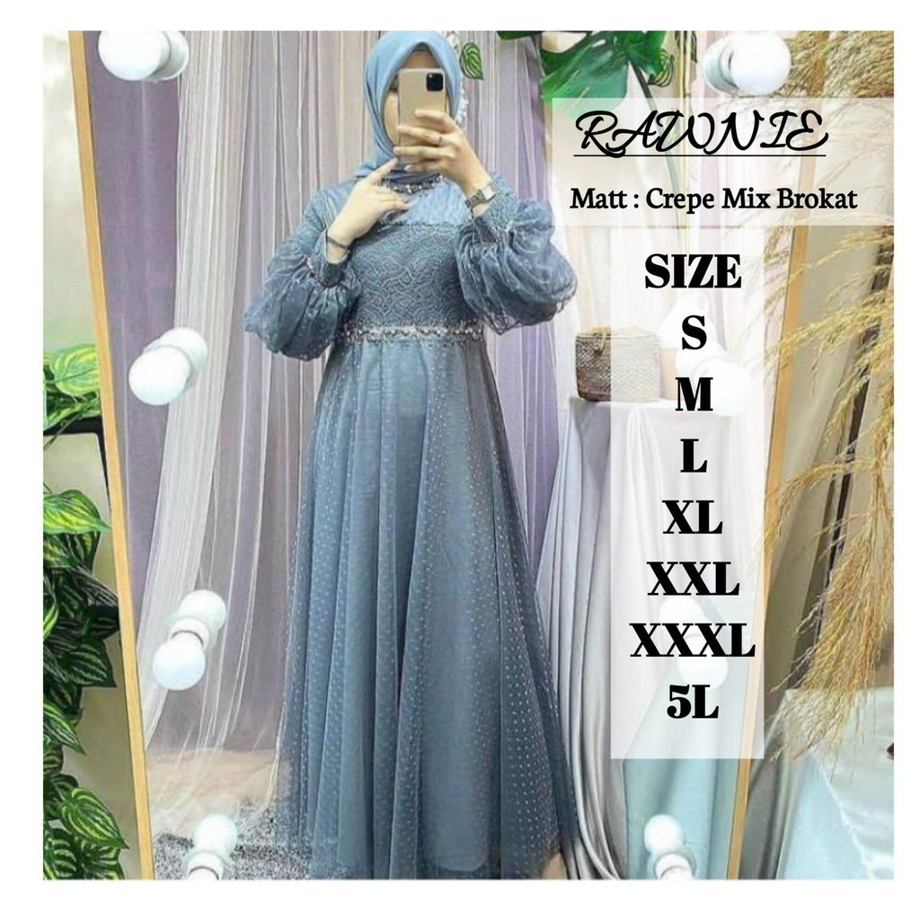 GAMIS TUTU PREMIUM UKURAN S M L XL XXL XXXL 5L MAXI BRUKAT IMPOR | GAMIS TUTU MAXI BRUKAT IMPORT SUP