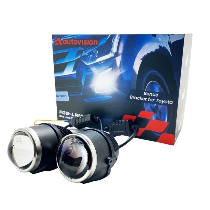 Projector Foglamp 2 inch Autovision - for Toyota New Version INNOVA REBORN / FORTUNER 2021 up