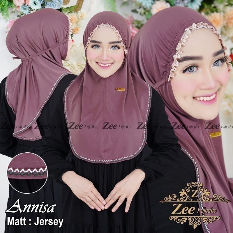 BERGO ANNISA / JILBAB KERUT DAHI / BERGO KERUT / BERGO JERSEY / JILBAB INSTAN / JILBAB PREMIUM / JIL