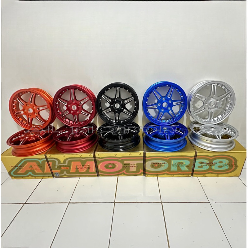 Pelak Velg Delkevic Drag Vespa Sprint Primavera LX S R12 Ring12 Velg Racing DND Vespa Sprint Primave