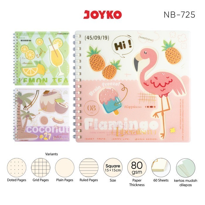 

Notebook NB-725 Diary Agenda Buku Catatan Joyko Summer