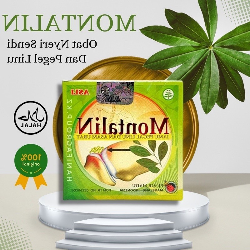 

isi kemasan 1 pack 10 sachet × 4 kpsl aturan minum: *minum secara teratur 2 kpsl *minum bila parah 2x2 kpsl per hari (montaline)