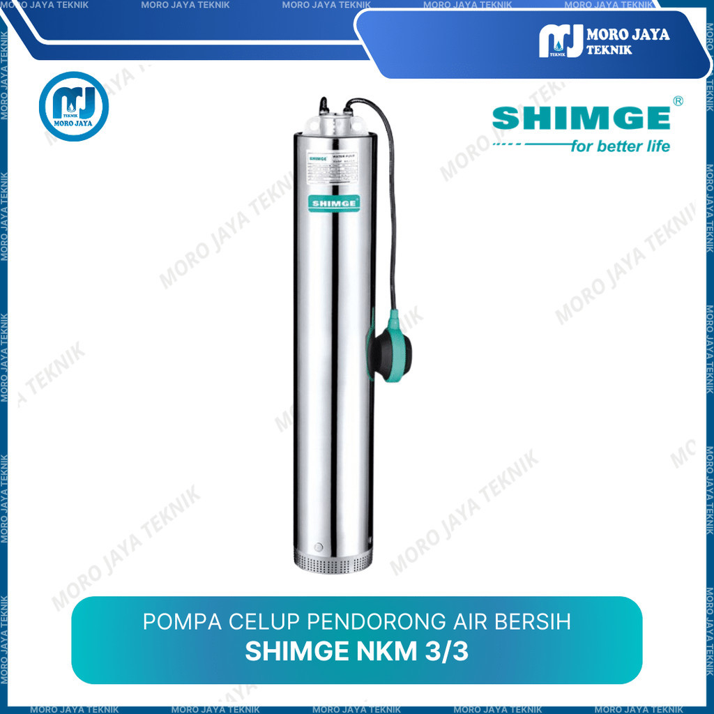 Mesin Pompa Celup Pendorong Air Bersih Shimge NKm 3/3