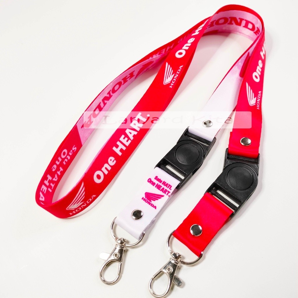 

HONDA LANYARD GANTUNGAN TALI ID CARD PRINTING BAHAN TISSUE 2 CM