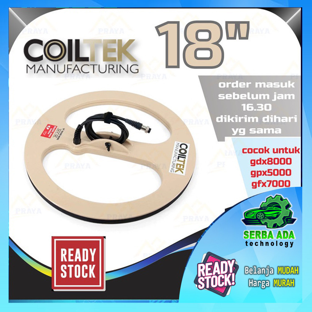 COILTEK 18" KOIL 18 INCH UNTUK GDX8000 GFX7000 GPX5000