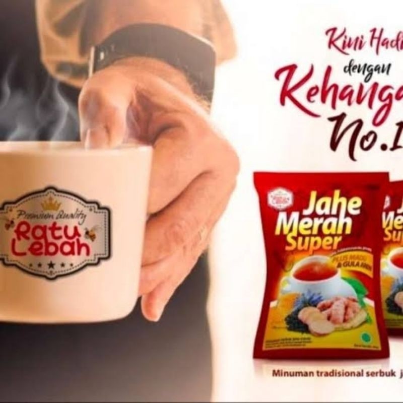 

Jahe Merah Gula Aren Ratu Lebah 10 sachet jahe Menghangatkan Tubuh jahe merah ratu lebah 1 renceng isi 10