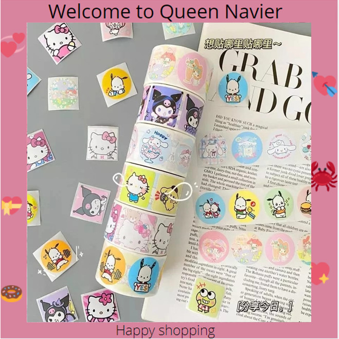 

QN - Sticker Roll Karakter Sanrio Dekor Stationery ATK DIY