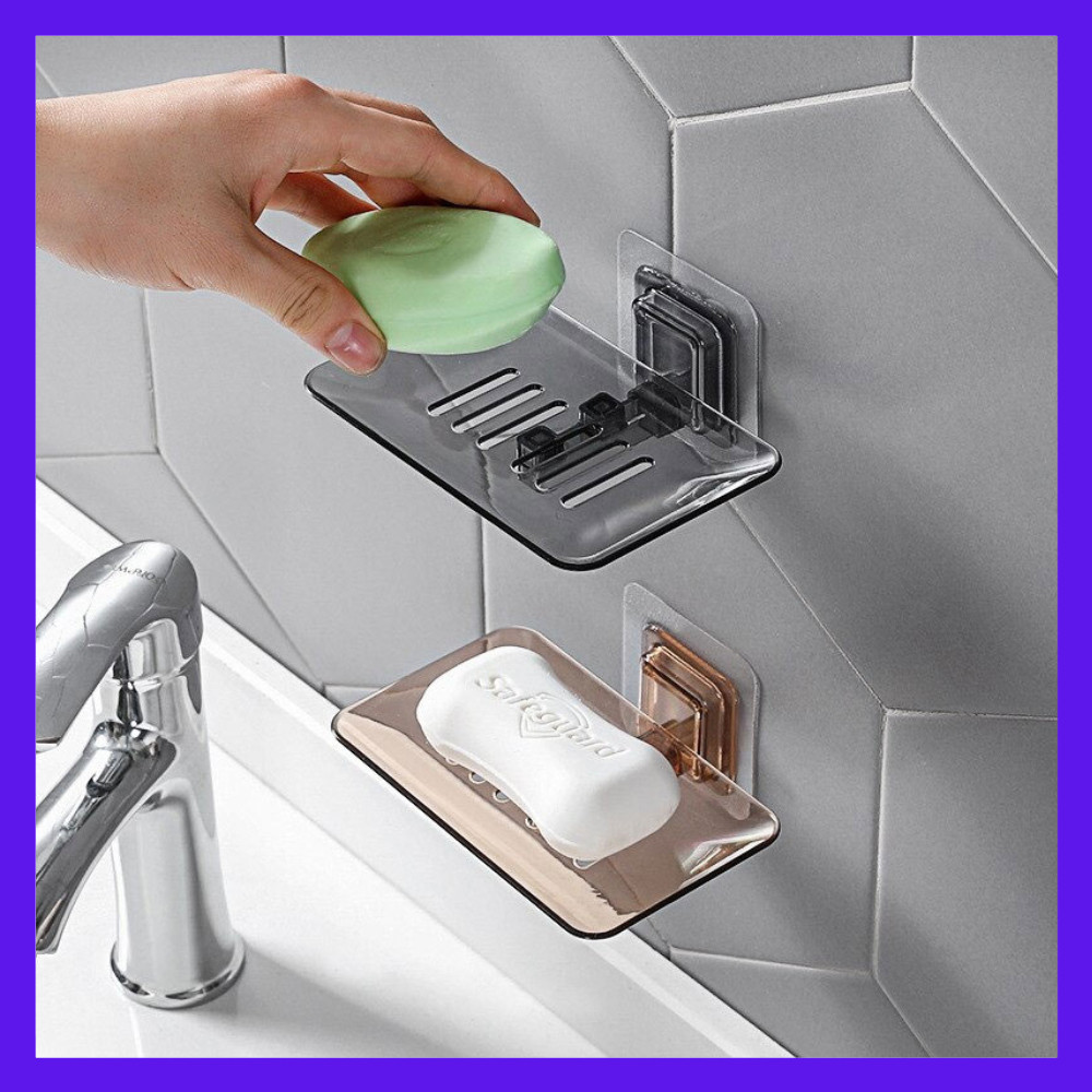 Sabun cair mandi kamar mandi Tempat Sabun Kamar Mandi Serbaguna Soap Drain Holder - Hitam tempat