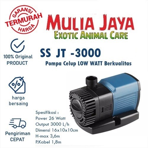 Sun2 Pompa Kolam Ikan Celup JT 3000 PUMPA SUN2 LOW WATT Submersible Pump