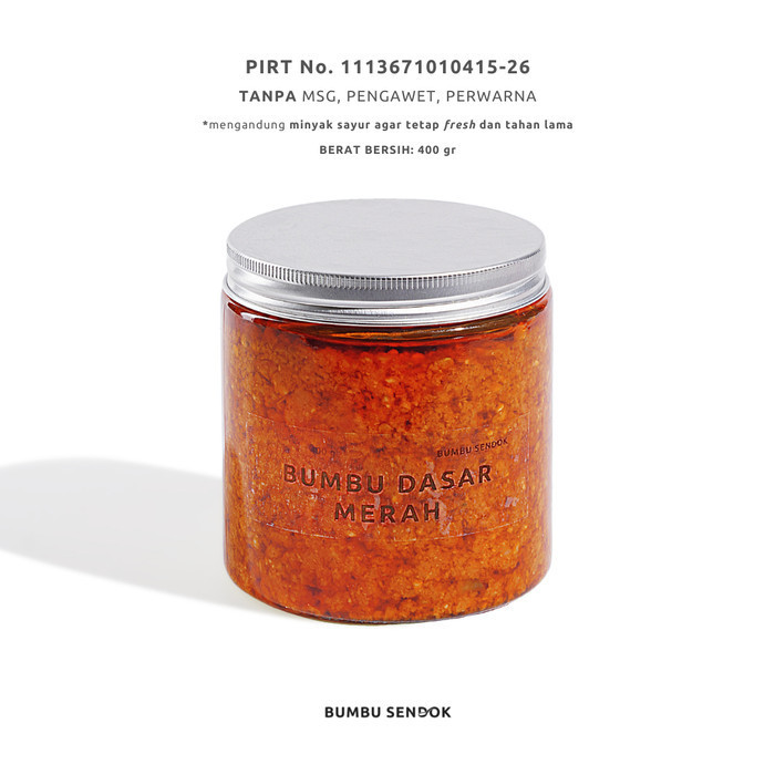 

[Bumbu Instan Siap Pakai] BUMBU SENDOK Bumbu Dasar Merah 400g