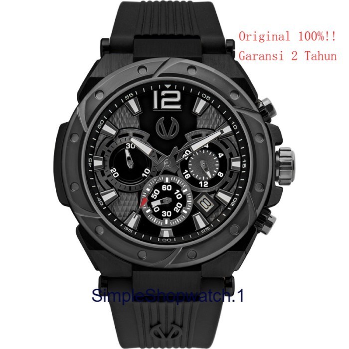Original 100% Jam Tangan Pria Christ Verra CV 53604G-36 BLK-Hitam Garansi Resmi 2 Tahun