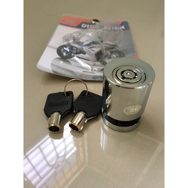 [ FURMOTOR ] KUNCI GEMBOK CAKRAM MOTOR ANTI MALING BESI KUAT DAN TAHAN PENGAMAN SEPEDA MOTOR MOTOLOC