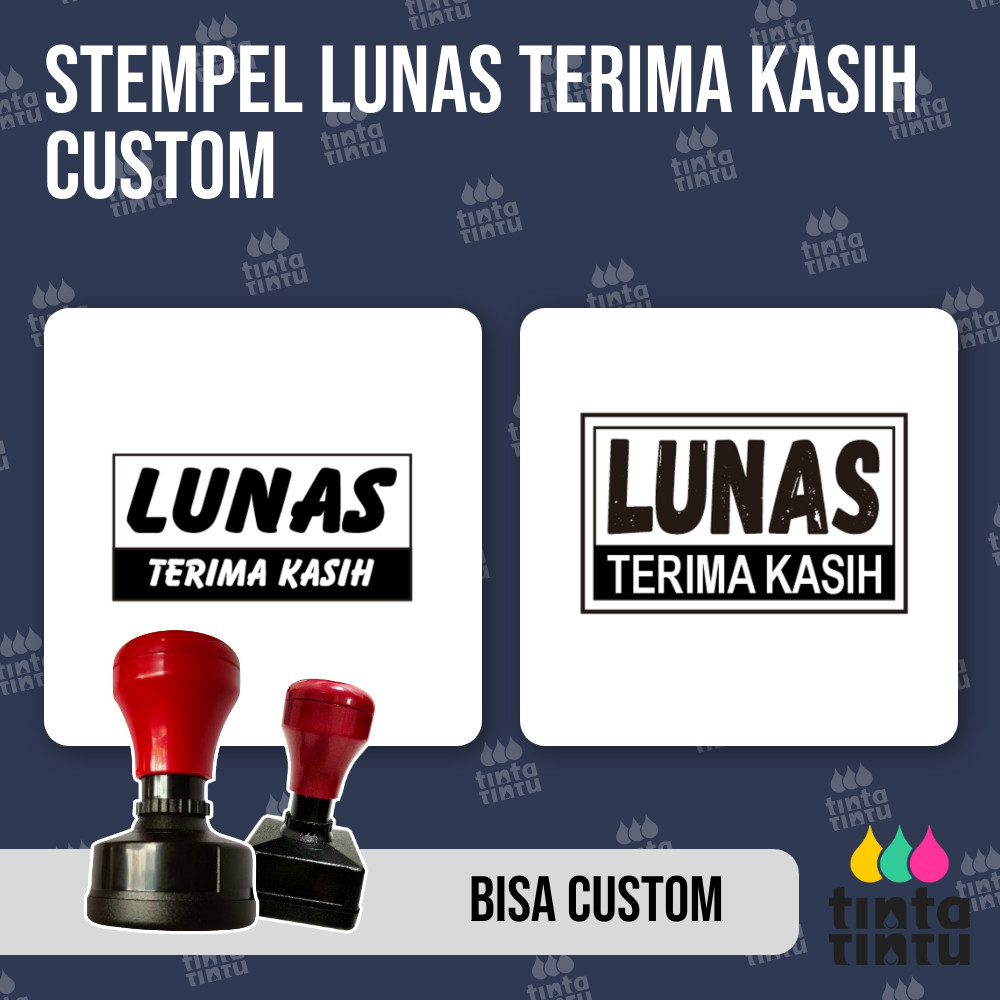 

Stempel Lunas Terima Kasih Custom