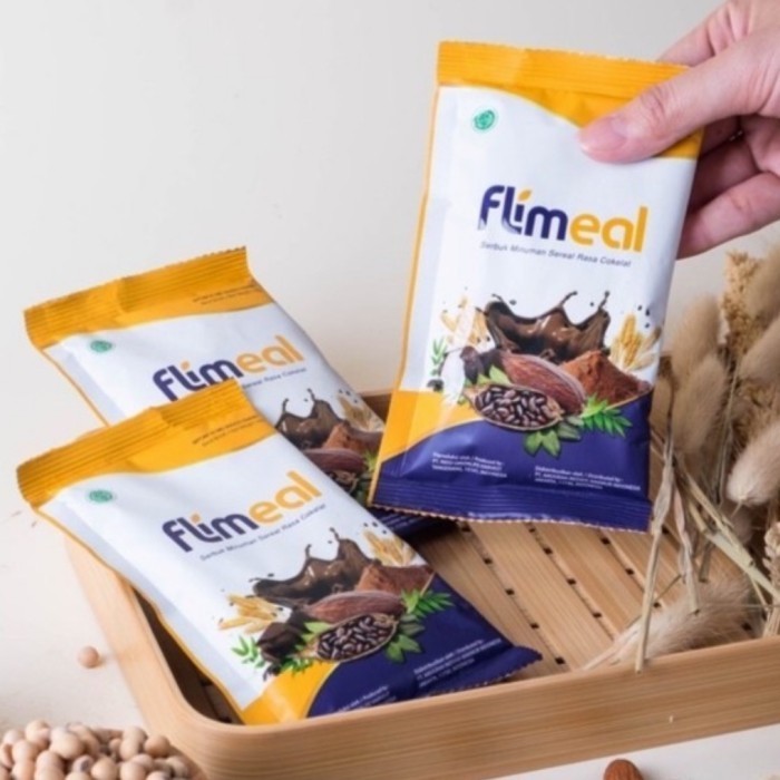 

YP FLIMEAL MAKANAN DIET SEHAT VEGAN SEREAL FOOD RASA COKLAT ISI 12 SACHET
