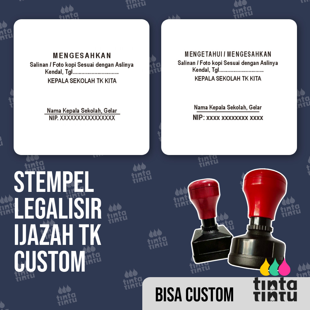 

Stempel Legalisir Ijazah TK Custom