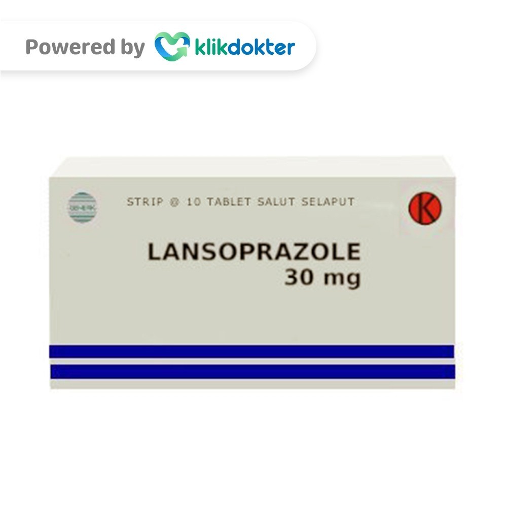 Lansoprazole 30mg 10 Kapsul Generik