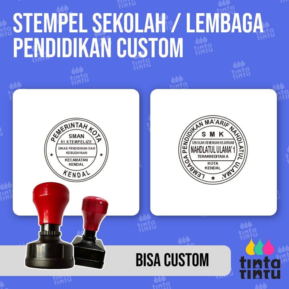 

Stempel Sekolah / Lembaga Pendidikan Custom