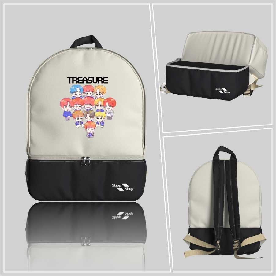 WIN Tas Sekolah Treasure KPOP Gandong Pria Wanita Murah Terbaru Premium - TAS TREASURE BAG RANSEL KP