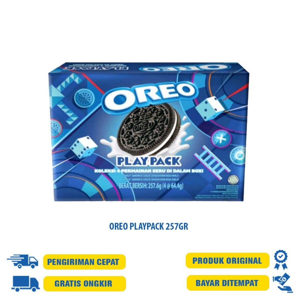 

OREO PLAYPACK 257 GR/BISKUIT OREO