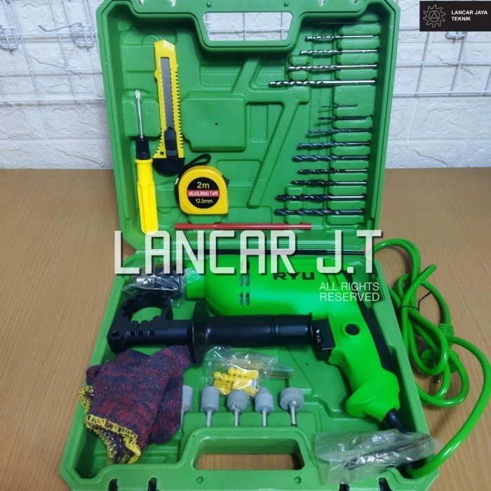 MESIN BOR RYU RID13-1REB MESIN BOR LISTRIK RYU SET 13 MM KOPER