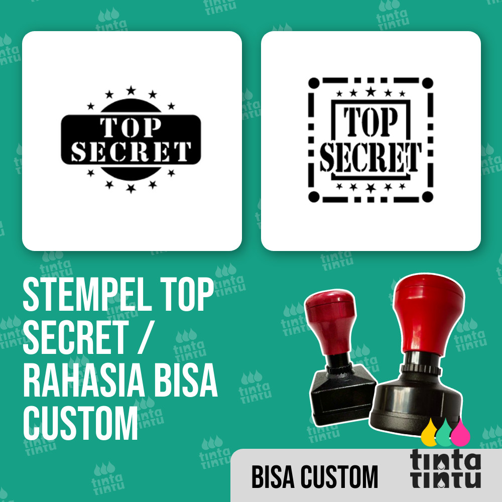

Stempel Top Secret / Rahasia Bisa Custom