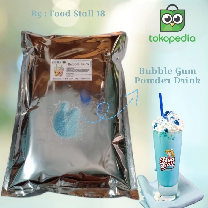 

[Ready] Bubuk Minuman Rasa Permen Karet / Powder Bubble Gum / Buble Gum